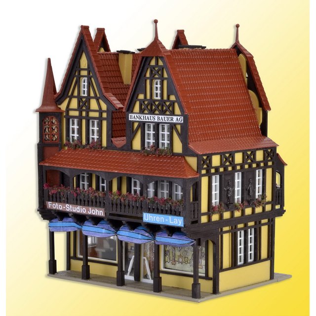 Vollmer 43841 H0 Fotohaus mit Inneneinrichtung und Beleuchtung