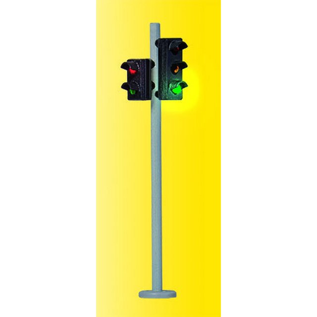 Viessmann 5095 Verkehrsampel mit Fußgängerampel und LED, 2 Stück