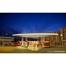 Kibri 39006 H0 Hauptgebäude Busbahnhof Halle/Saale mit einer Haltestation inkl. LED Beleuchtung