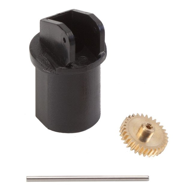 Faller 163501  Motorhalter für Ø 10 mm Motor, Achse 24 mm / Modul 0,3 Z30
