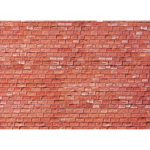 Faller 170613 H0 Mauerplatte, Sandstein, rot