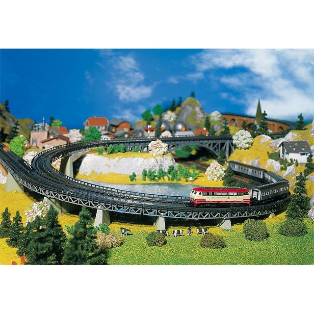 Faller 222542 N Auffahrtsteile, gebogen