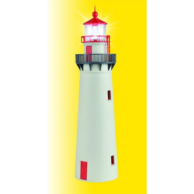 Kibri 39170 H0 Leuchtturm mit LED-Leuchtfeuer, Funktionsbausatz