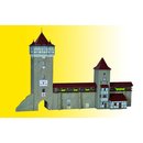 Kibri 37362 N Stadtmauer mit Fachwerkturm