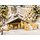 NOCH 14394 Weihnachtsmarkt-Krippe mit Figuren in Holzoptik H0