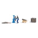 Busch 7808 A-Set:Holzspalter H0