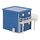 Faller 130134 4 Baucontainer, blau H0