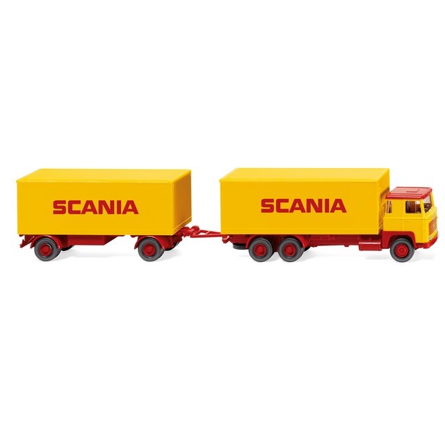 Wiking 045702 H0 Kofferhängerzug (Scania 111) "SCANIA"