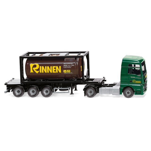 Wiking 053606 H0 Tankcontainersattelzug 20 (MAN TGX Euro 6c) "Rinnen"