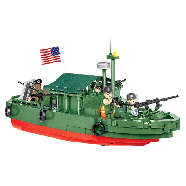 Cobi 2238 Patrol Boat River MK II Vietnam War Bausatz 615 Teile / 4 Figuren