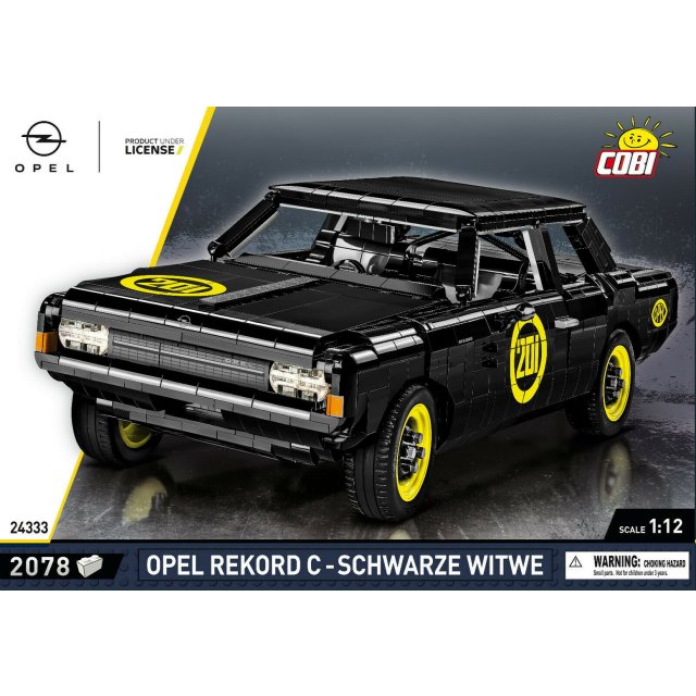 Cobi 24333 Opel Rekord C-Schwarze Witwe Youngtimer Collection Bausatz 2078 Teile
