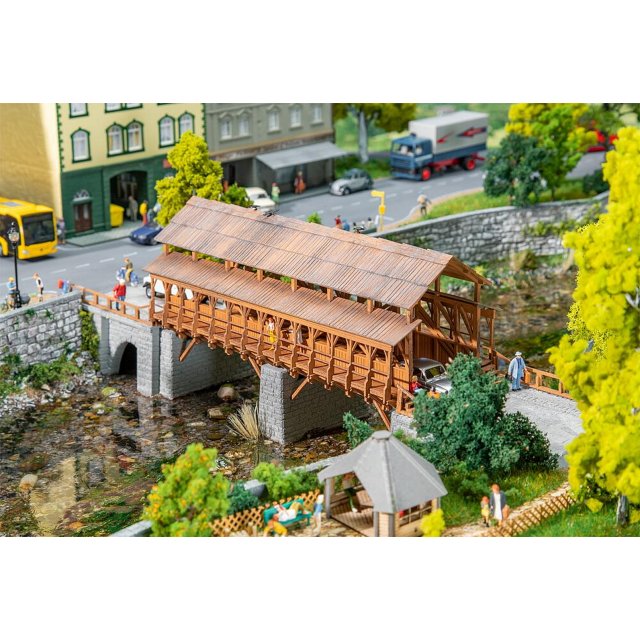Faller 120527 H0 Eisenbahn-Holzbrücke
