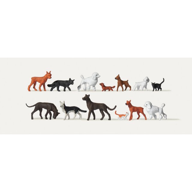 Merten 0212582 Hunde und Katzen H0