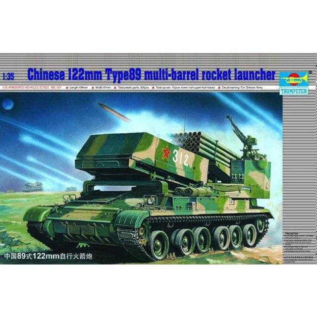 Trumpeter  00307 1/35 Chinesischer Raketenwerfer 122 mm Typ 89