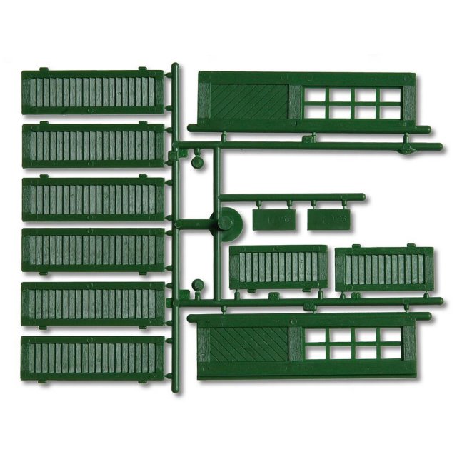 Pola 333112 Fensterläden und Türen, grün