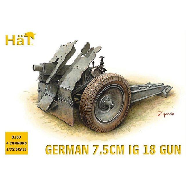Armourfast 8163 1/72 Deutsches Infanterie-Geschütz 7,5 cm IG18