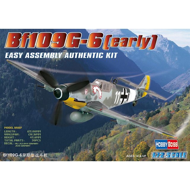 HobbyBoss 80225 1/72 Me Bf 109 G6, frühe Version