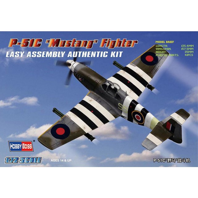 HobbyBoss 80243 1/72 P-51C Mustang