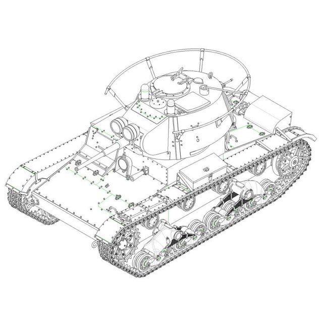 HobbyBoss 082497 1/35 T-26 Modell 1938