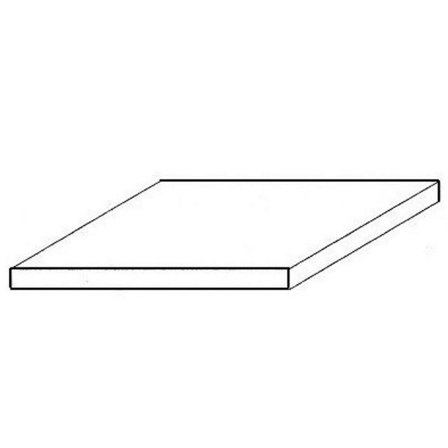 Evergreen 9280 Weiße Polystyrolplatte, 280x350x2,00 mm, 3 Stück