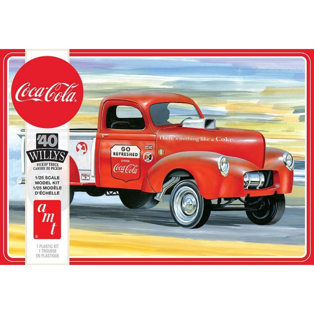 Round2 AMT1145M/12 1/25 1940er Willys Pickup Gasser Coca-Cola