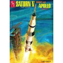 Round2 AMT1174/12 1/200 Saturn V Rakete mit Apollo-Kapsel
