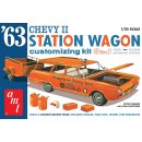 Round2 AMT1201/12 1/25 1963 Chevy II Station Wagon mit...