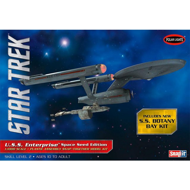 Round2 POL908M/12 1/1000 Star Trek TOS USS Enterprise Space Seed Edition