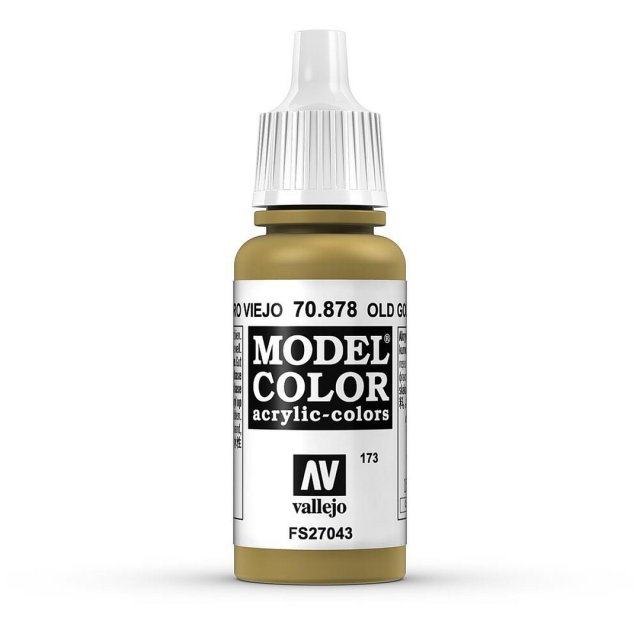 Vallejo 070878 Altgold, Metallic, 17 ml
