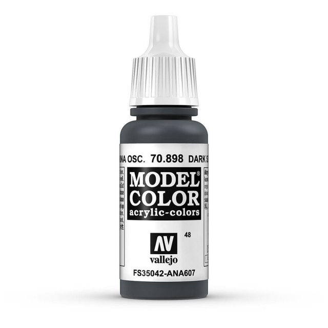 Vallejo 070898 Schwarzblau, matt, 17 ml