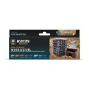 Vallejo 080256 Farb-Set, WizKids Holz & Stahl, 8 x 8 ml