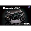 Meng Models MT-002S 1/9 Kawasaki Ninja H2, bemalt