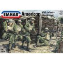 Emhar PKEM3509 1/35 WWI Amerikanische Infanterie, Doughboys