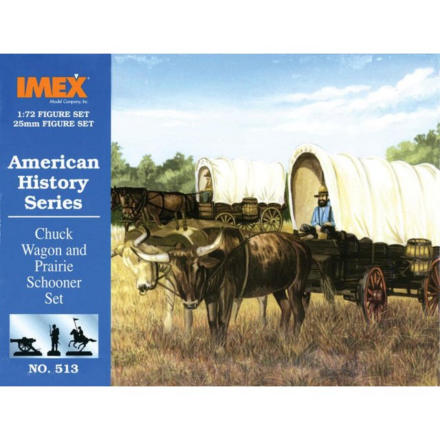 Imex PKIM513 1/72 Amerikanische Geschichte:Küchen-und Planwagen