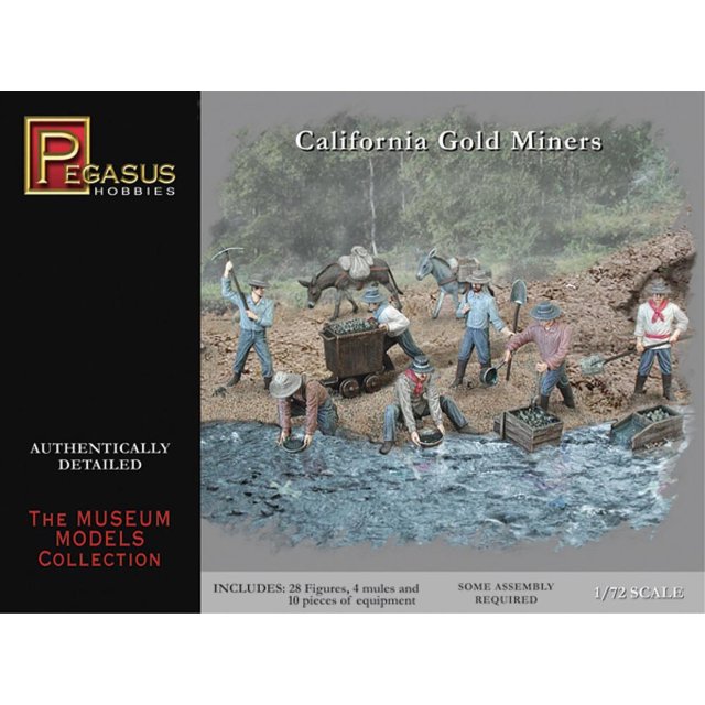 Pegasus PKPG7050 1/72 Amerikanische Geschichte: Goldgräber