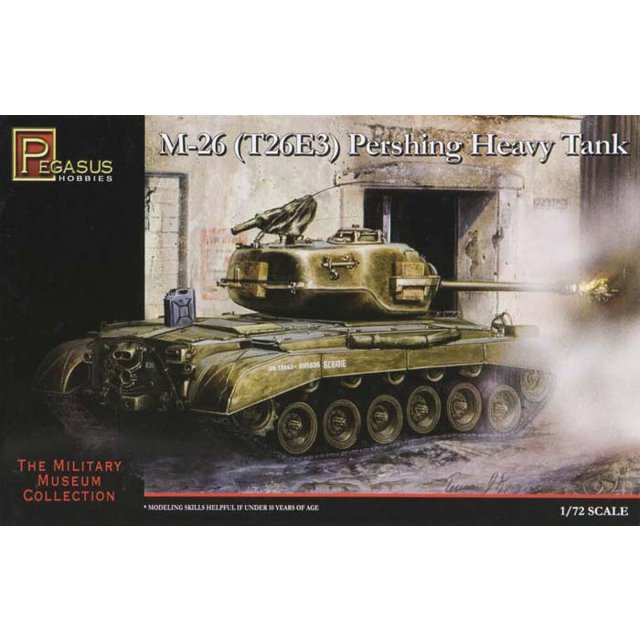 Pegasus PKPG7505 1/72 WW II: M26 (T26E3) Pershing Heavy Tank