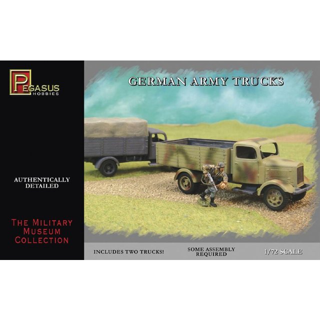 Pegasus PKPG7610 1/72 Deutscher Armeelastwagen,2 Bausätze