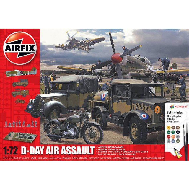 Airfix A50157A 1/76 75 Jahre D-Day, Geschenk-Set, Luftangriff