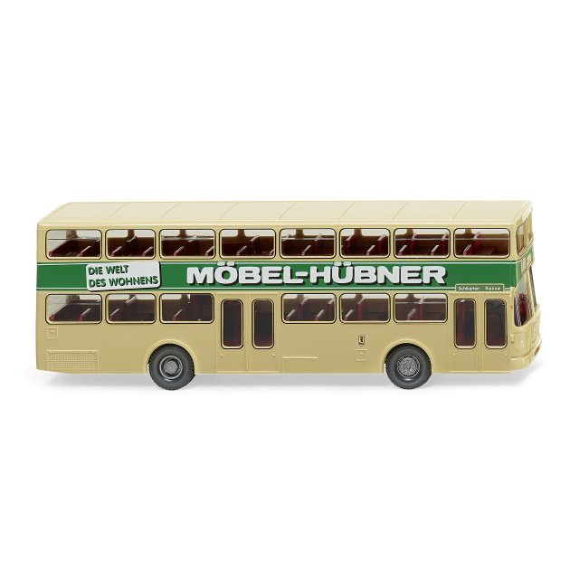 Wiking 073004 H0 Doppeldeckerbus (MAN SD 200) "Möbel Hübner"