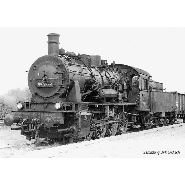 Rivarossi HR2810S DR, Dampflokomotive BR 55.25 (ex pr. G 8.1), Schwarz/Rot