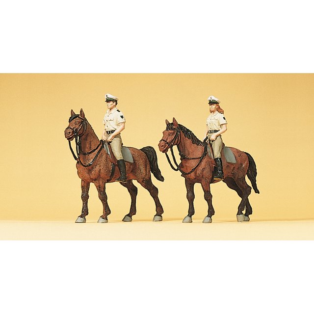 Preiser 10389 H0 Berittene Polizei Sommeruniform