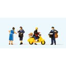 Preiser 10610 H0 Deutsche Bundespost Motorroller