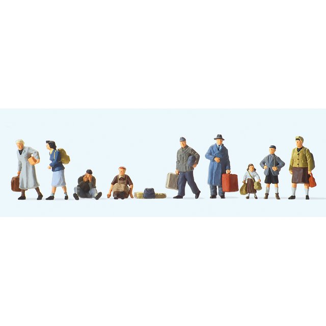 Preiser 10611 H0 Flüchtlinge