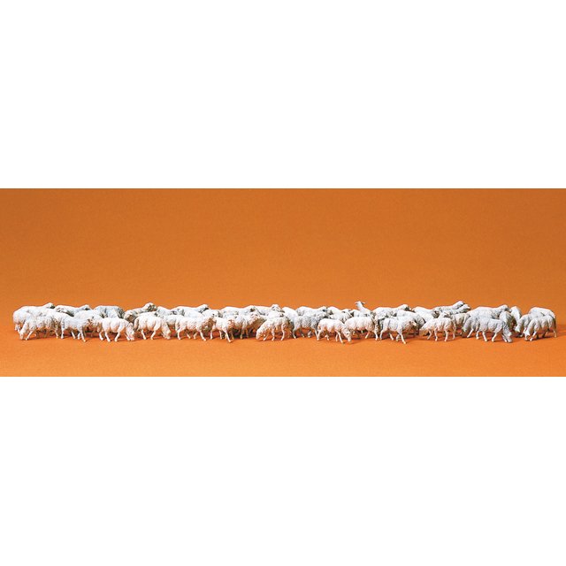Preiser 14411 H0 Schafherde. 60 Figuren