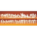 Preiser 16346 H0 Sport und Freizeit. 80 unbemalte Figuren