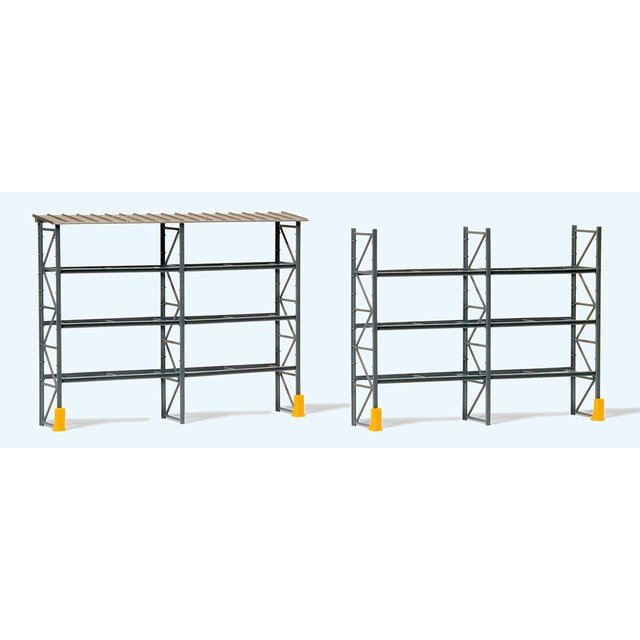 Preiser 17125 H0 Palettenregal für 48 Europale