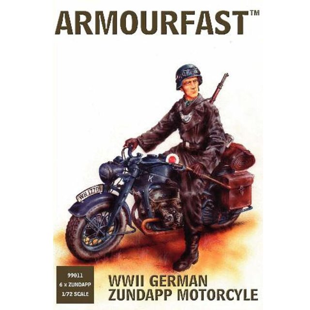 Armourfast 8127 1/72 WWII Deutsche Militärpolizei auf Motorrädern