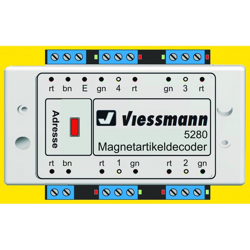 Décodeur Aiguillage Viessmann 5280 Décodeur Pour Aiguillages De Train Miniature Module Commutateur 827219 Décodeur Aiguillage Viessmann 5280 Décodeur Pour Aiguillages De Train Miniature Module Commutateur 827219