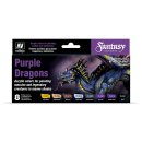 Vallejo 72305 Farb-Set, Purple Dragons
