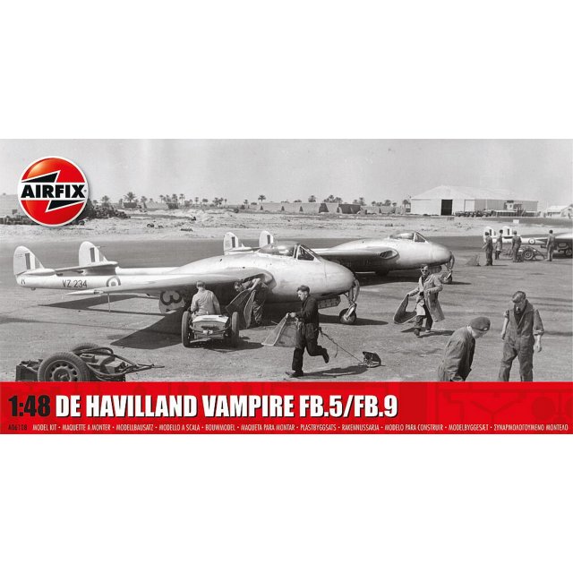 Airfix A06108 1/48 De Havilland Vampire FB.5/FB.9